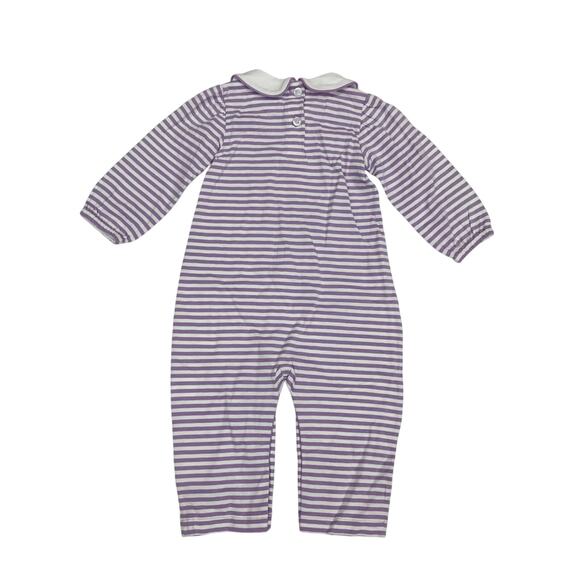 NWT Little English Size 24M Ballet Peter Pan Applique Romper - Picture 2 of 6